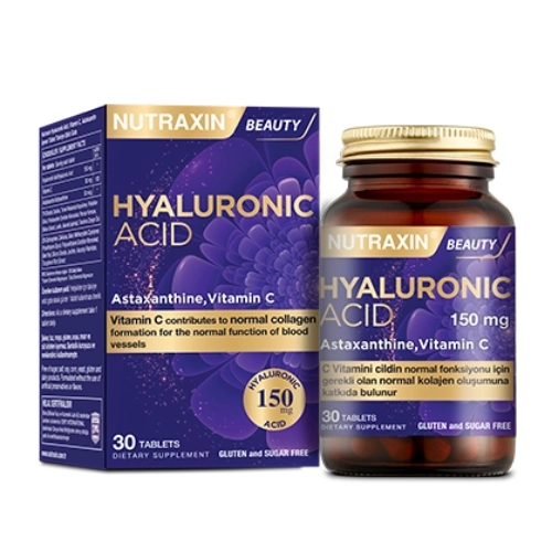 hyal ნუტრაქსინი ჰიალურონის მჟავა 150მგ 30 ტაბლეტი - Image 1